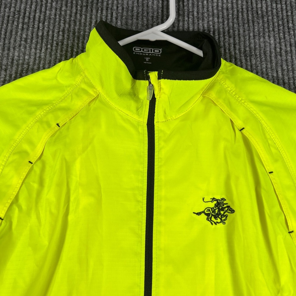 Winchester Ogio Womens Jacket Small Green Long Sleeve Full Zip Windbreaker